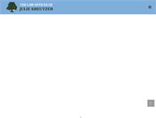 Tablet Screenshot of juliekreutzerlaw.com